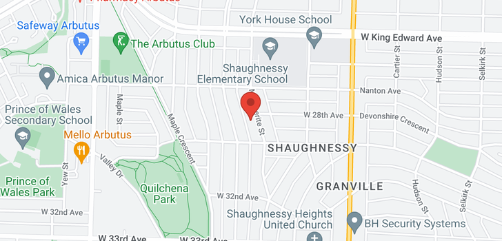 map of 4429 MARGUERITE STREET